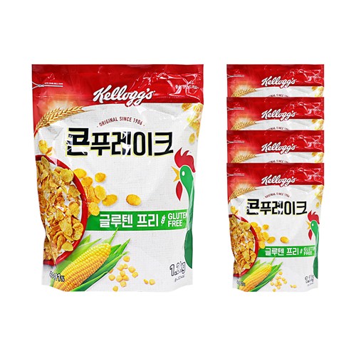푸드올마켓_ 켈로그 콘푸레이크 1.2kg 한박스 (1.2kg x 4ea)