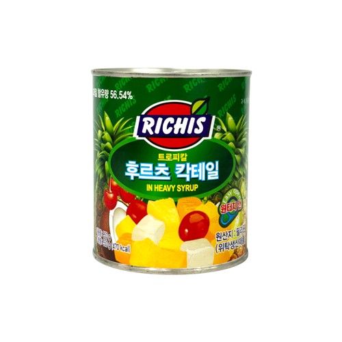 푸드올마켓_ 리치스 트로피칼 후르츠칵테일 원터치 850g