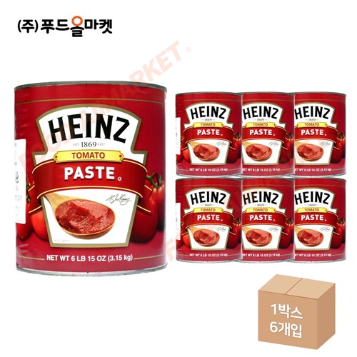 푸드올마켓_ 하인즈 토마토페이스트 3.15kg /캔 한박스 (3.15kg x 6ea)
