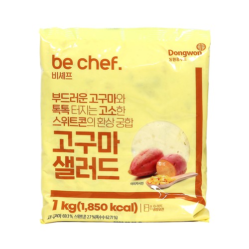 푸드올마켓_ 동원홈푸드 비셰프 고구마샐러드 1kg /냉장/ 소비기한 26.10.06