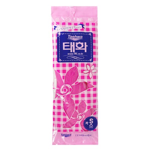태화고무장갑(소)_핑크 김장 주방고무장갑 핑크고무장갑