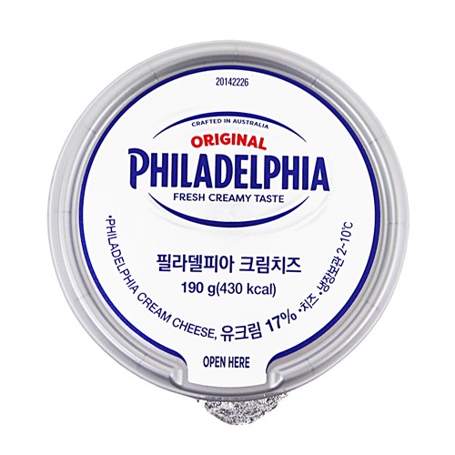 푸드올마켓_ 필라델피아 크림치즈 190g 플레인 /냉장