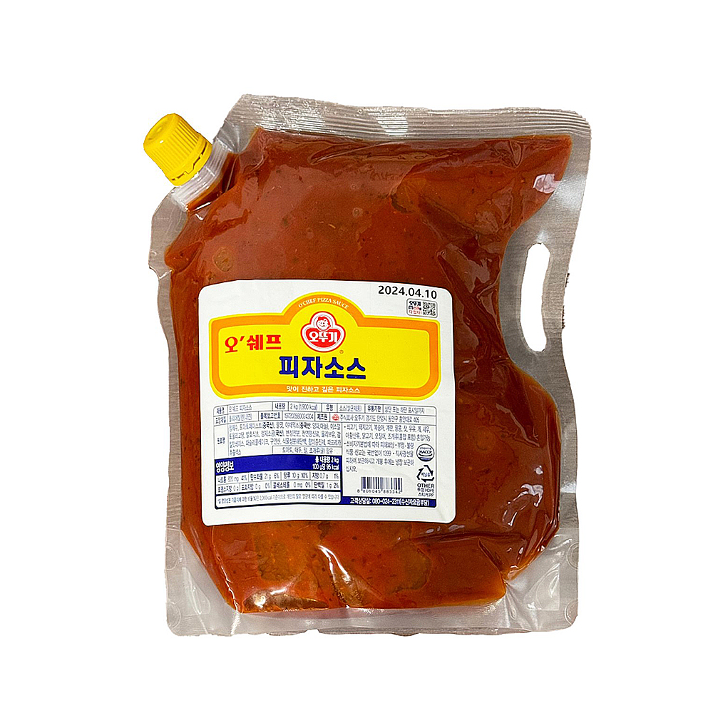 오뚜기 오쉐프 피자소스 2KG