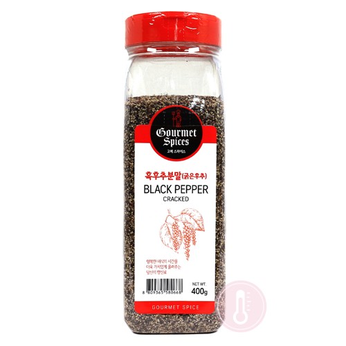 푸드올마켓_ 고메스파이스 흑후추분말(굵은후추) 400g