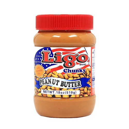 푸드올마켓_ 리고 땅콩버터 510g-Chunky -중