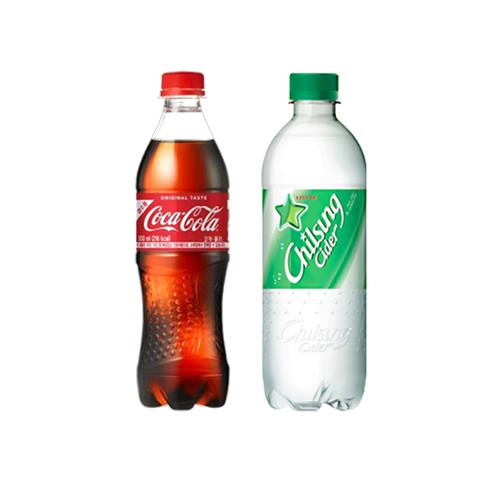 코카콜라 업소용 500ml 12입 + 칠성사이다 업소용 500ml 12입