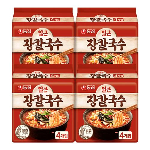 농심 얼큰 장칼국수 103g X 16봉