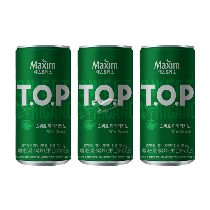 맥심TOP 스위트아메리카노 200ml/ 40캔
