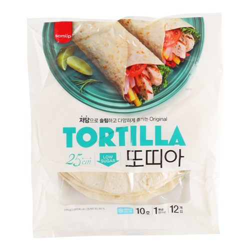 푸드올마켓_ 삼립 10호 밀또띠아 744g(12장) /냉동