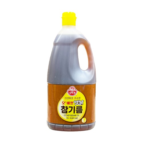 푸드올마켓_ 오쉐프 옛날참기름 1.8L /오뚜기