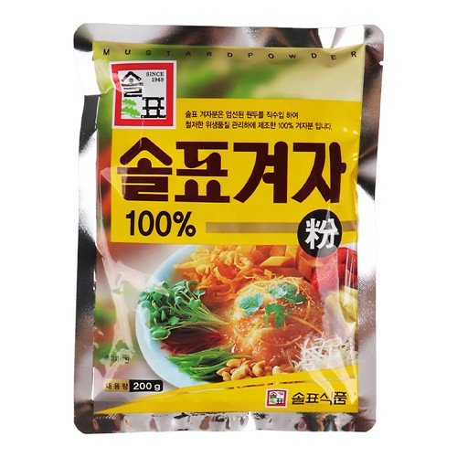 푸드올마켓_ 솔표 겨자분 200g