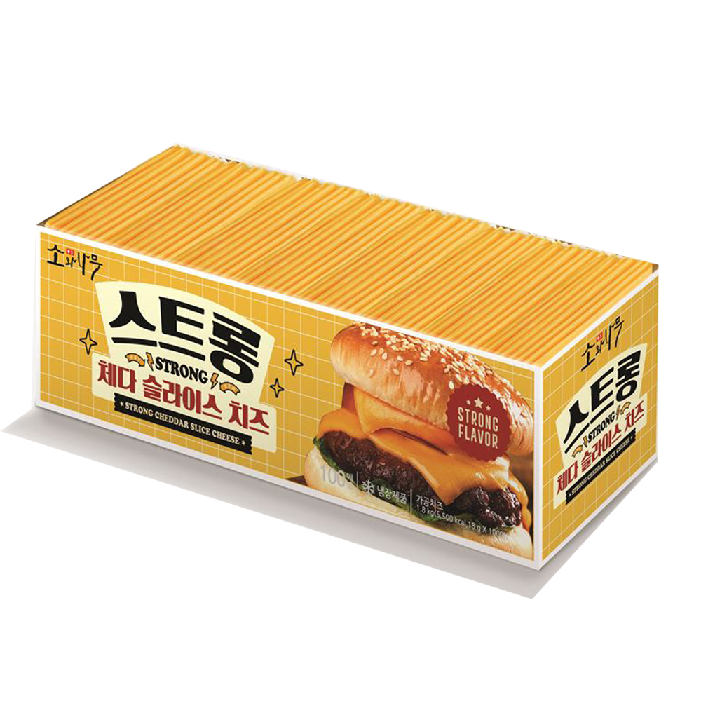 동원 스트롱 체다 슬라이스치즈 1.81kg 100매