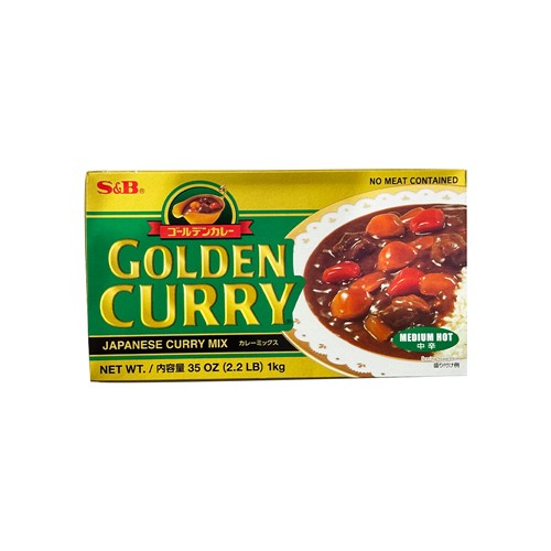 푸드올마켓_ S&B 골든카레 믹스 중간 매운맛 1kg-대용량