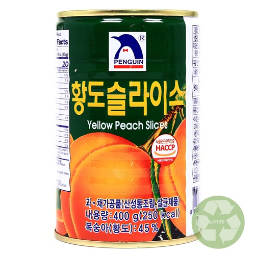 푸드올마켓_ 펭귄 황도슬라이스 400g