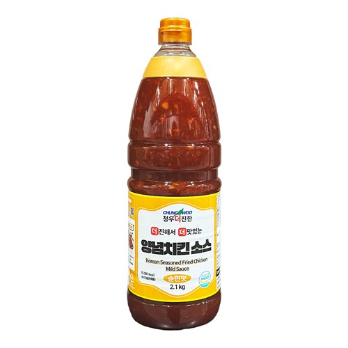 푸드올마켓_ 청우 더진한 양념치킨 순한맛소스 2.1kg