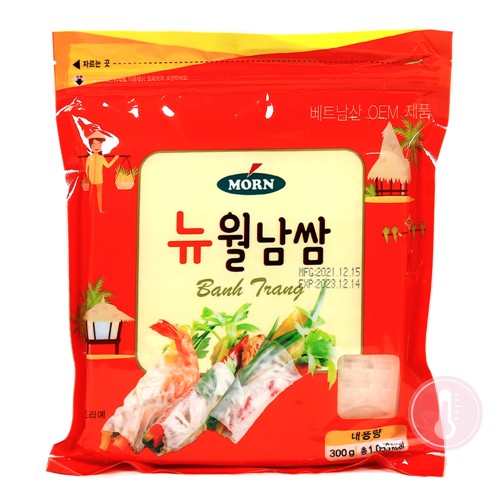 푸드올마켓_ 몬 뉴월남쌈 300g-16cm-사각-레드라벨