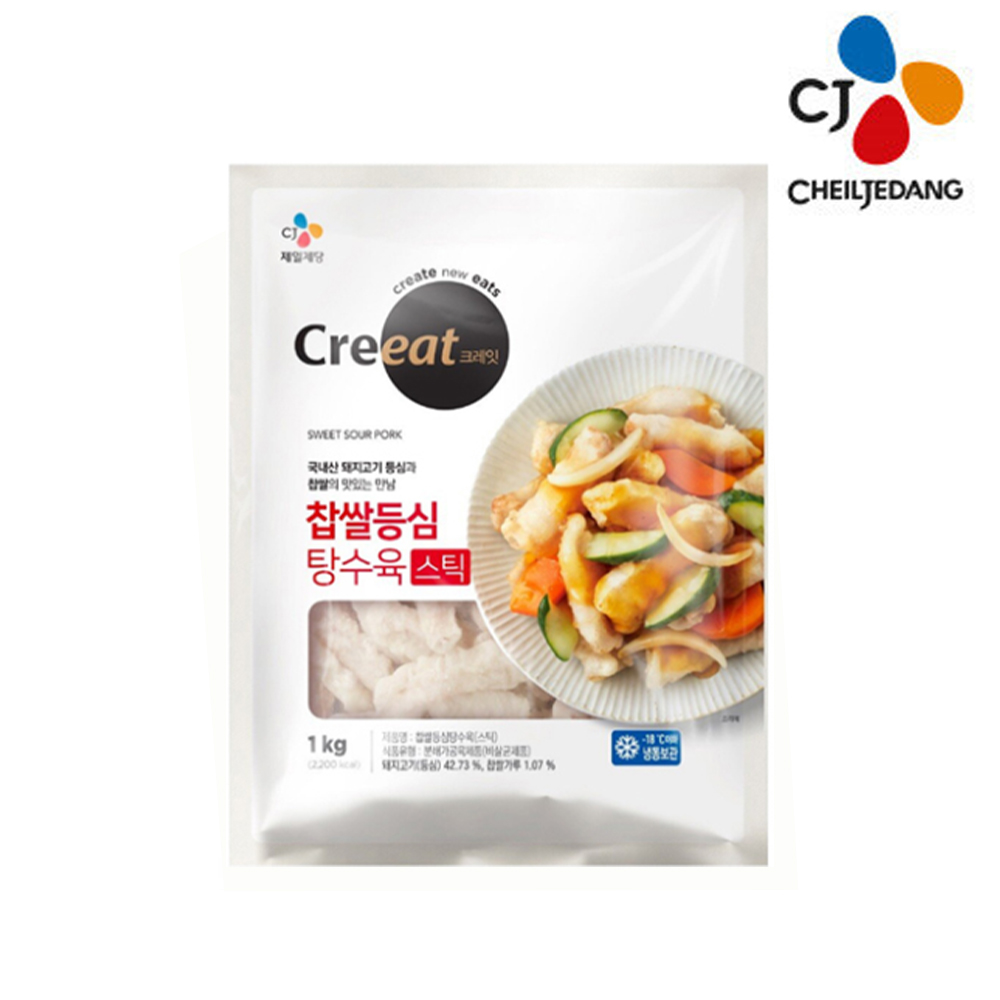 CJ 크레잇 찹쌀등심탕수육 스틱 1Kg