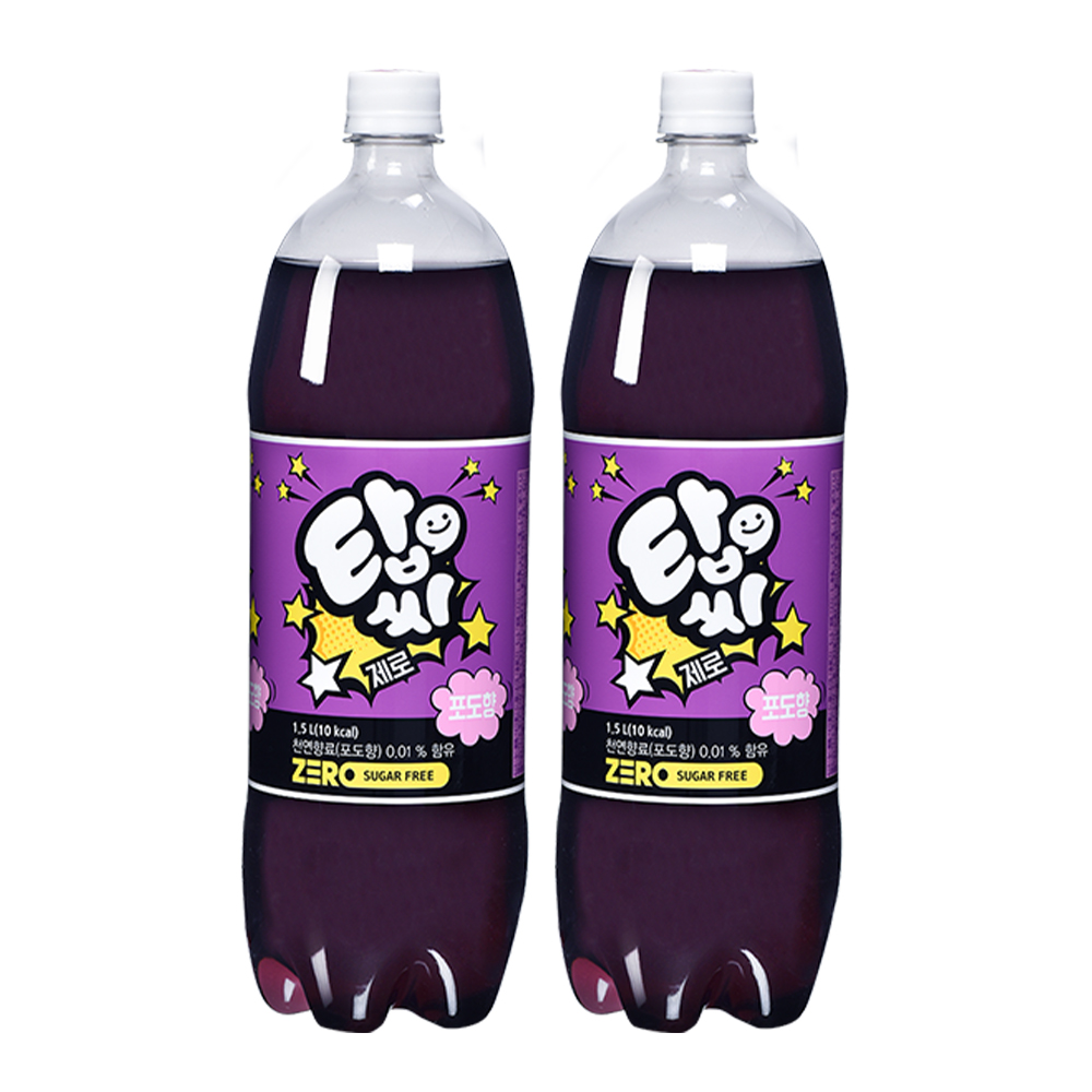 일화 탑씨 제로 포도 1.5L X 12pet