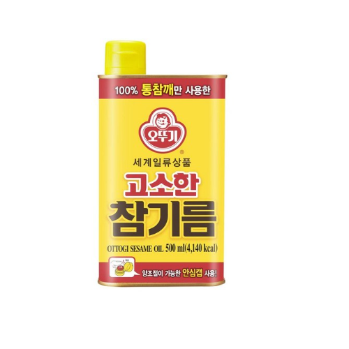 오뚜기 고소한 참기름 500ml
