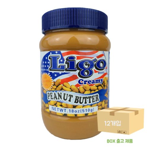 리고 땅콩버터(크리미)510g x 12입 (BOX)
