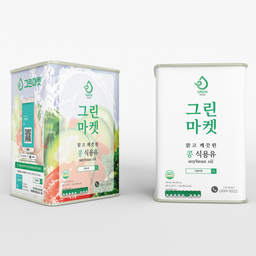 그린마켓 식용유 대두유 18L 직배송