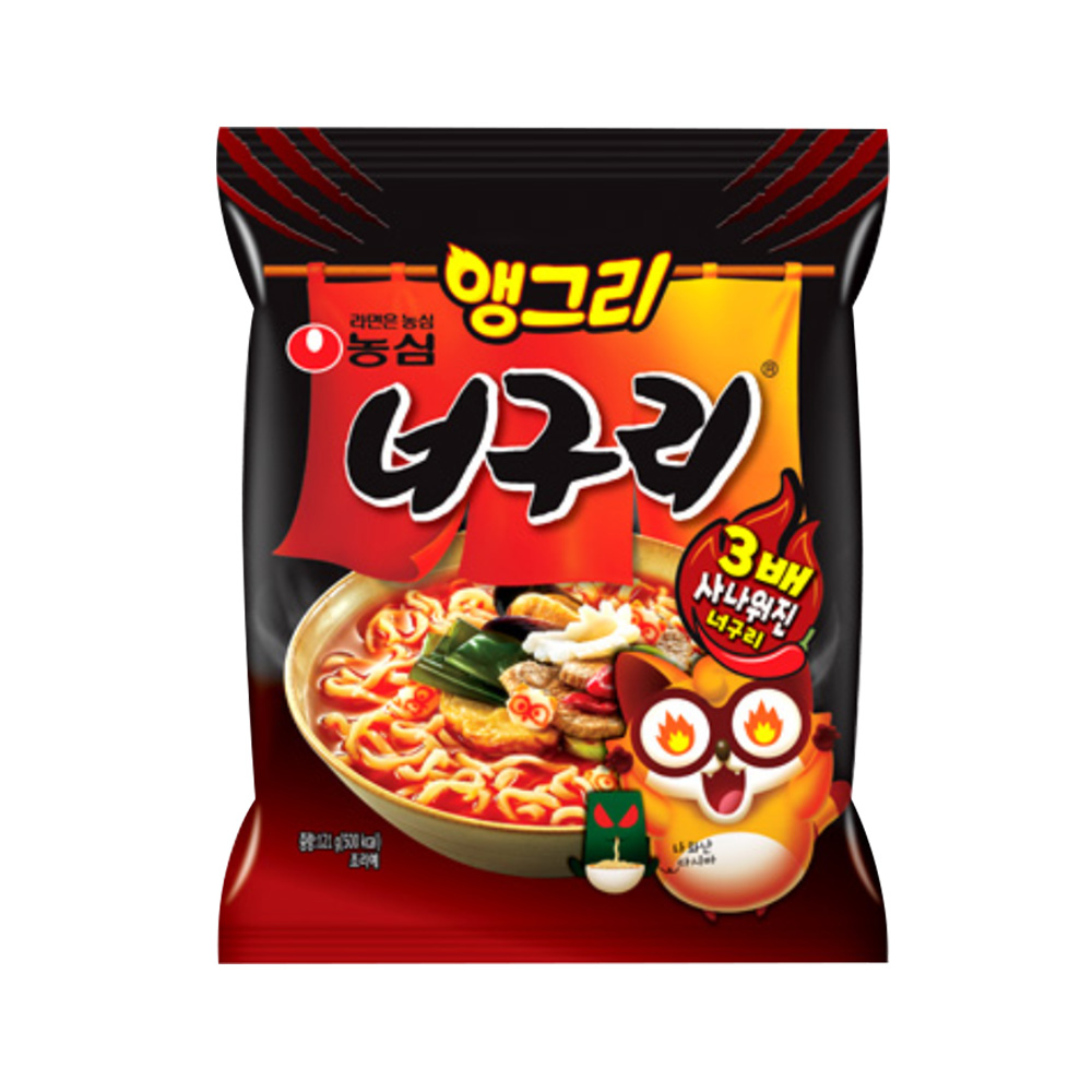 농심 앵그리 너구리 121gx40봉
