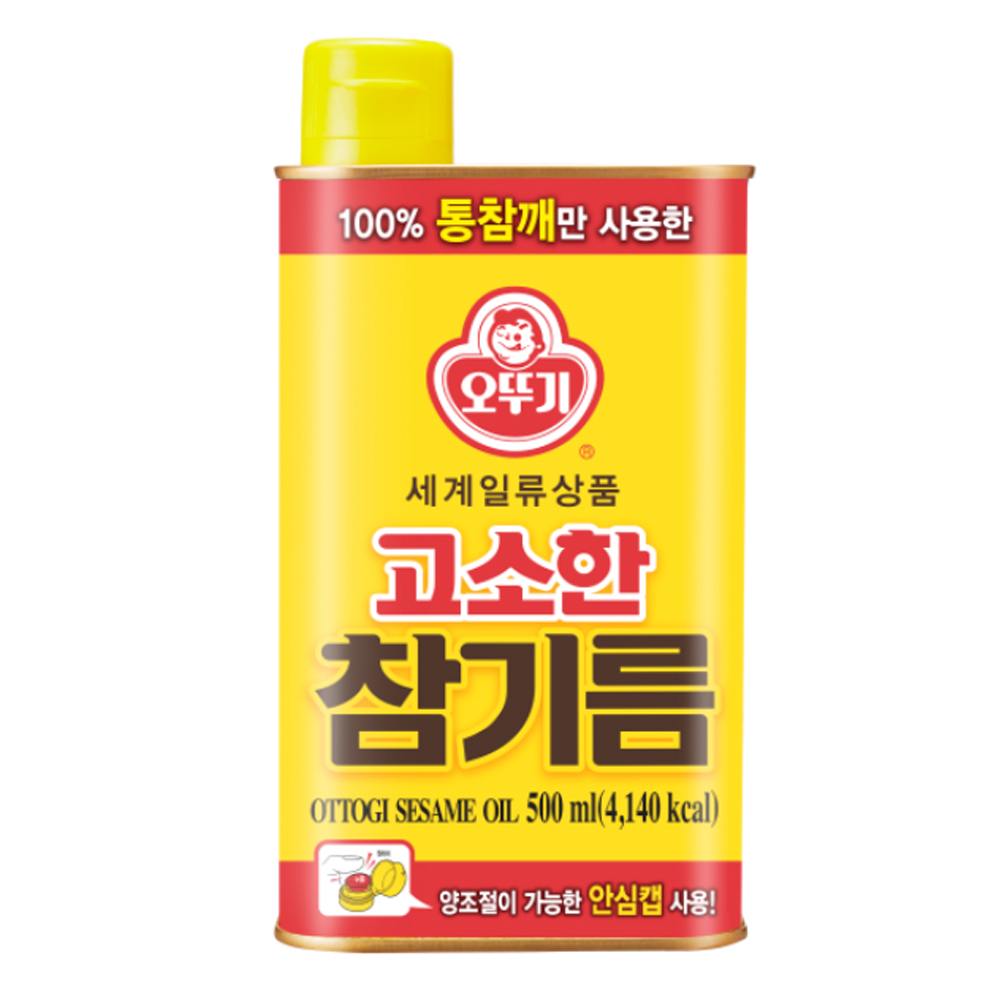 오뚜기 고소한참기름 캔 500ML