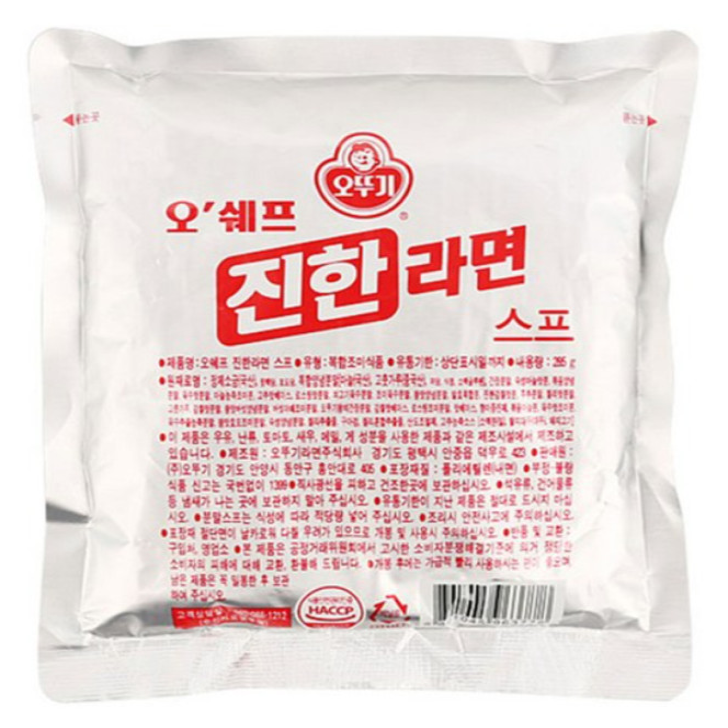 오뚜기 오쉐프 진한라면스프 285G