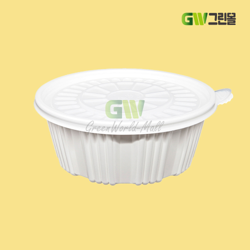 [소량] 신탕용기 (소) JH 225파이 2000ml 100세트 백색