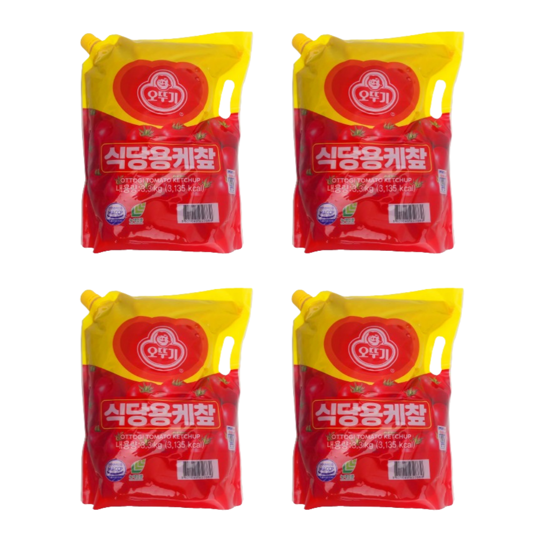 오뚜기 식당용 케찹(스파우트) 3.3kgx4개(box)