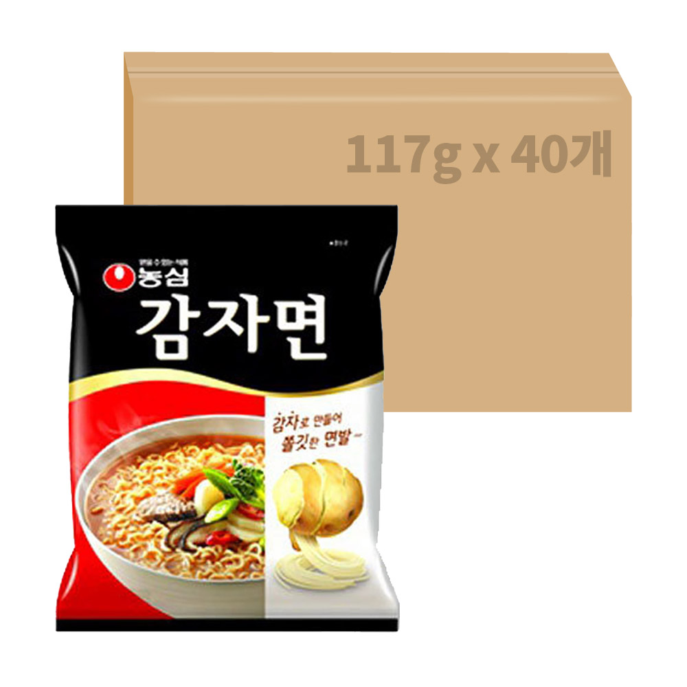 농심 감자면 117g x 40개