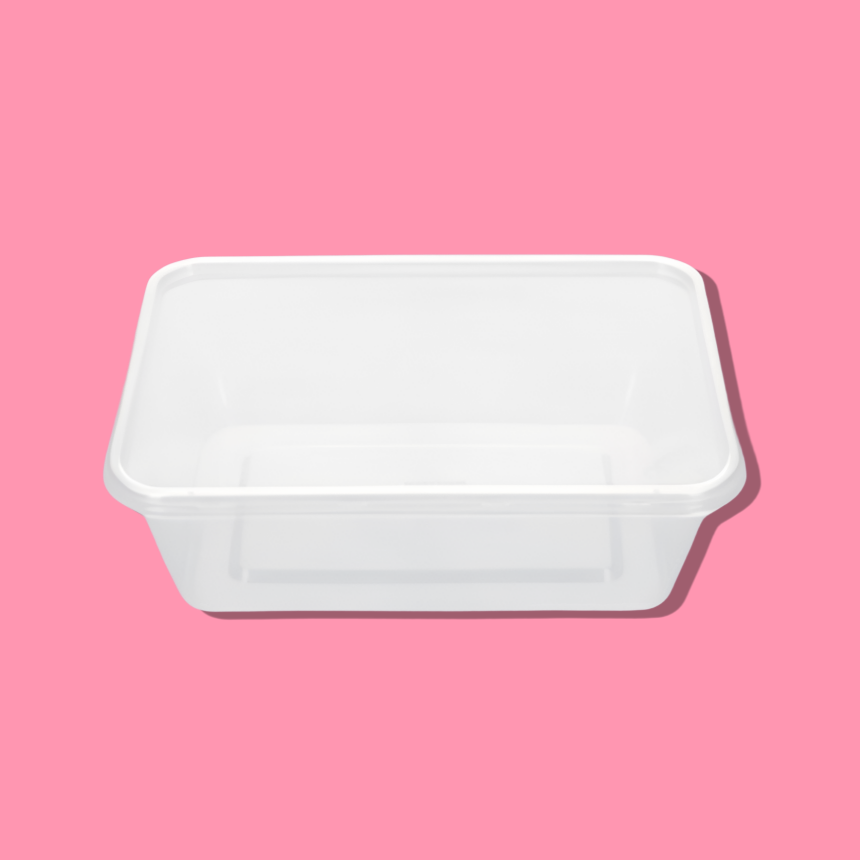 직사각 용기 사출 B750 [KH BW/투명/500세트]