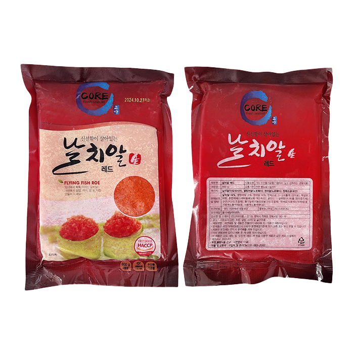 코아 날치알 레드 800g 대용량 HACCP 국내가공