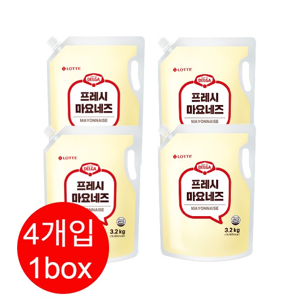 롯데웰푸드 델가 프레시 마요네즈 3.2kg