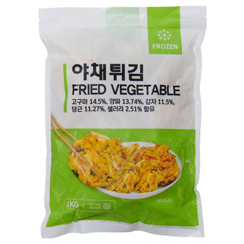 농우 냉동 야채 튀김 1kg