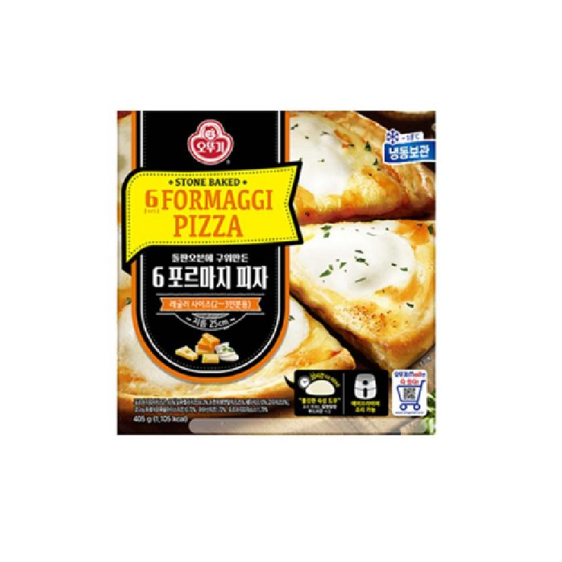 오뚜기 6포르마지 피자 405G (박스포장)