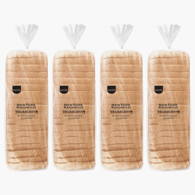 삼립 냉동 뉴욕 샌드위치 식빵 990g x 4봉
