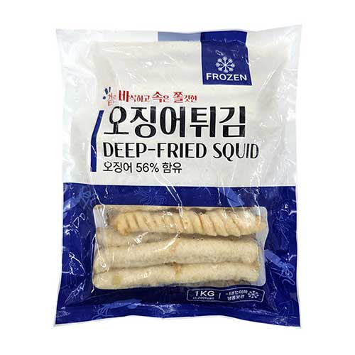 농우 냉동 오징어 튀김 1kg X 10팩(박스) 업소용 대용량