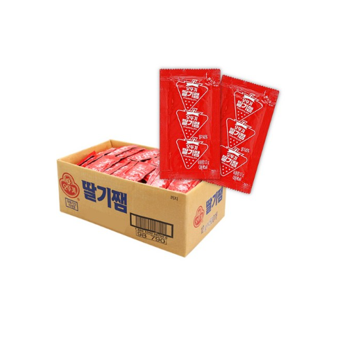 오뚜기 일회용 딸기쨈 12G 500개 (파우치)