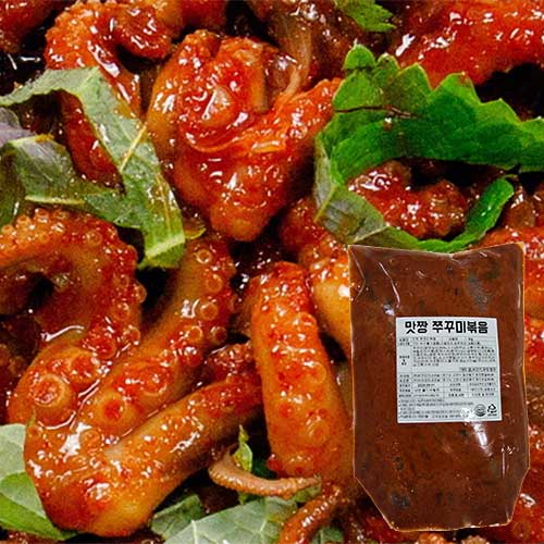 맛짱 쭈꾸미 볶음 2kg X 7팩(박스) 업소용 간편 조리 대용량