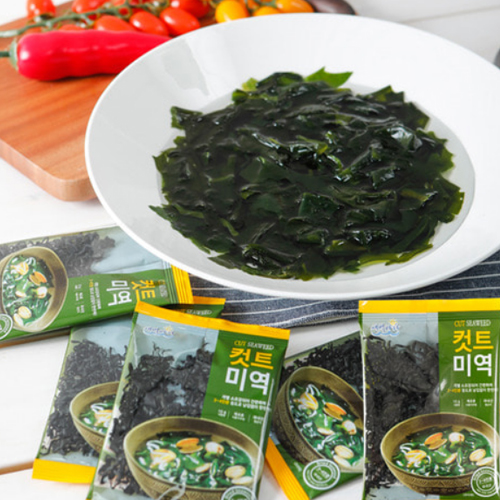 [새벽바다] 자른미역 10g X 20봉, 미역국, 냉국, 컷트미역