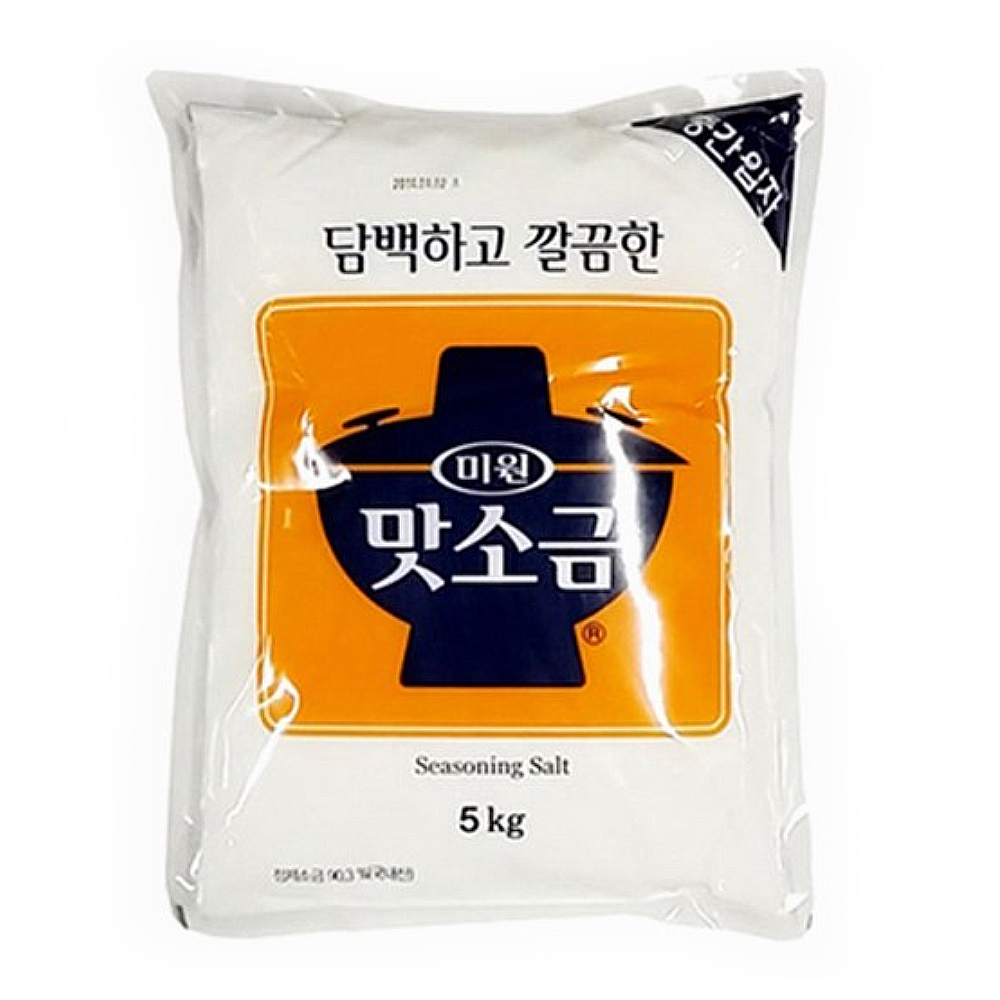 대상 미원 중간맛소금 5kg