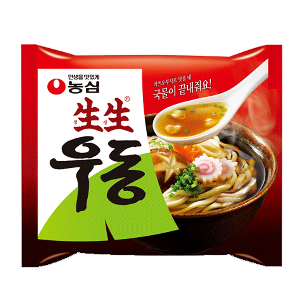 농심 생생우동 봉지 253gx24봉