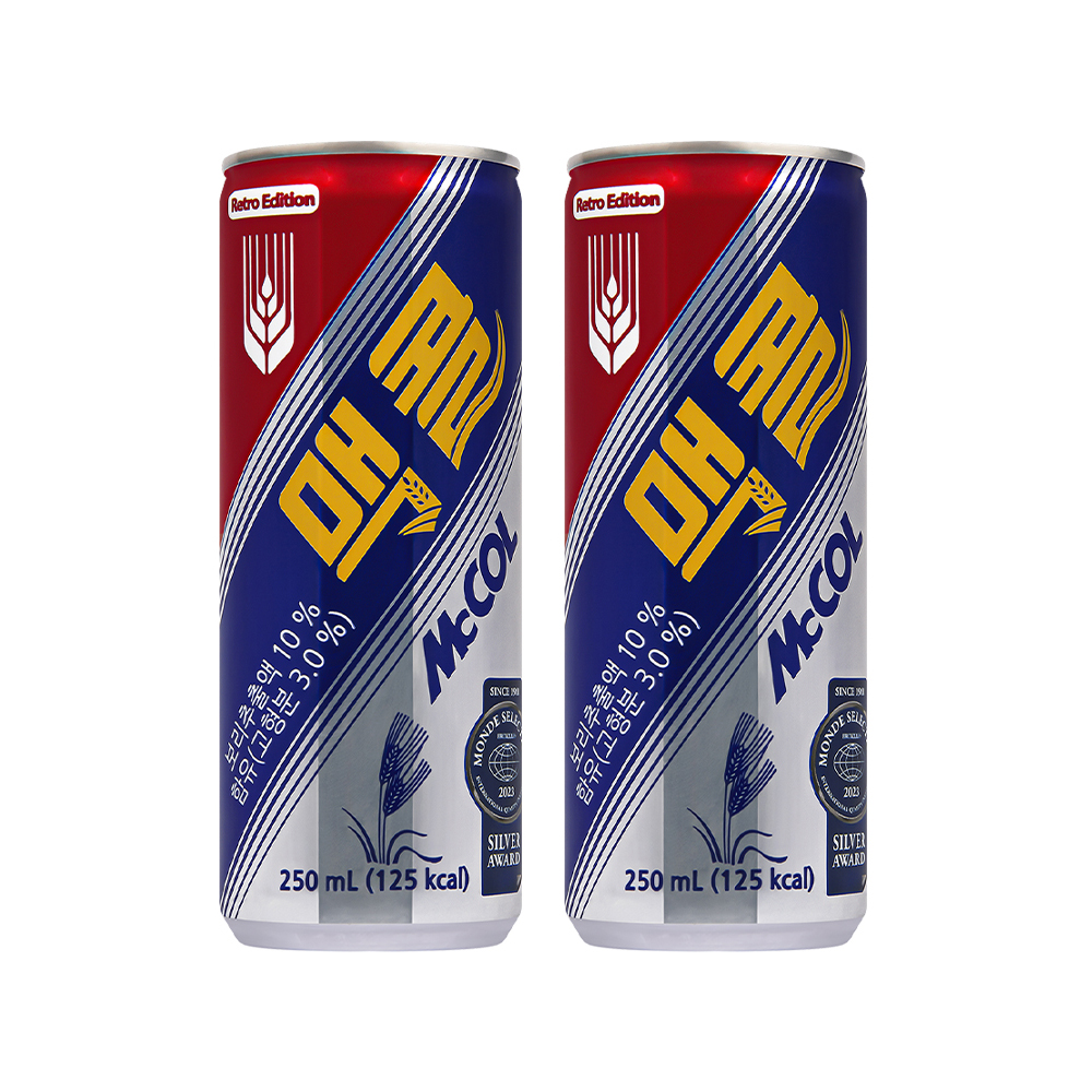 1+1 맥콜 250ml X 60캔