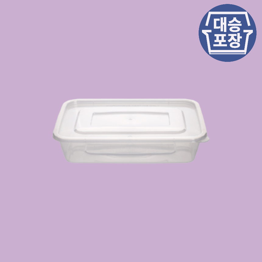 직사각 용기 사출 B500-A [KH BW/투명/500세트]
