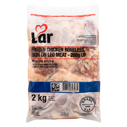 [라르] 순살 닭정육 2kg 뼈없는 닭다리살