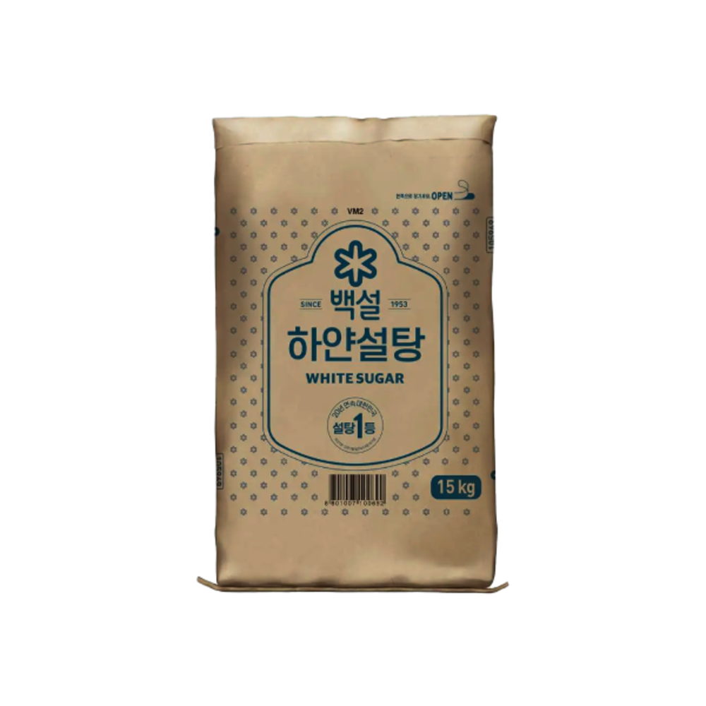 백설 하얀설탕(정백) 15kg
