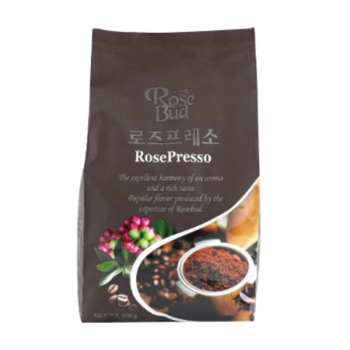 로즈 프레소 500g 커피원두 에스프레소 납품 홀빈