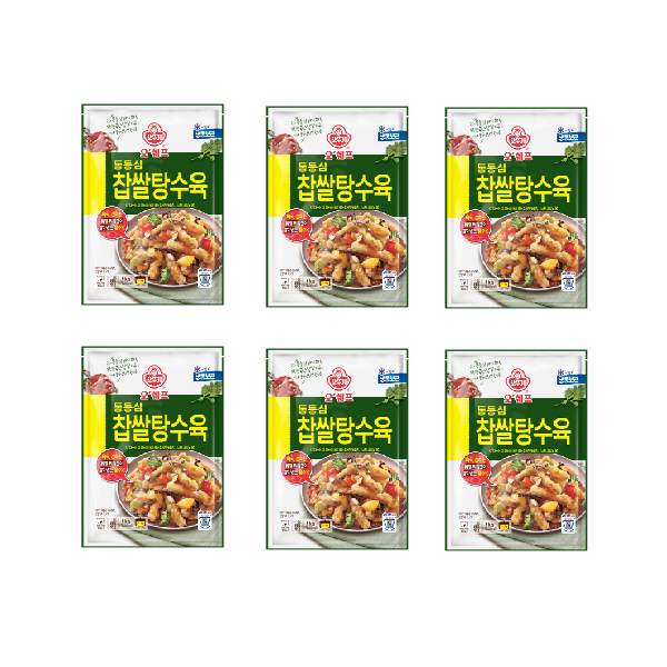 오뚜기 오쉐프 통등심 찹쌀 탕수육 1키로 6개