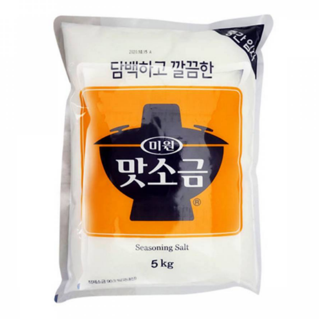 대상 미원 맛소금 중간입자 5kg